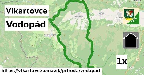 Vodopád, Vikartovce