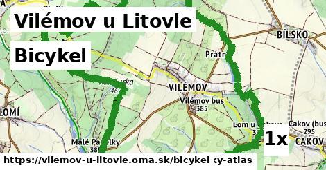 bicykel v Vilémov u Litovle