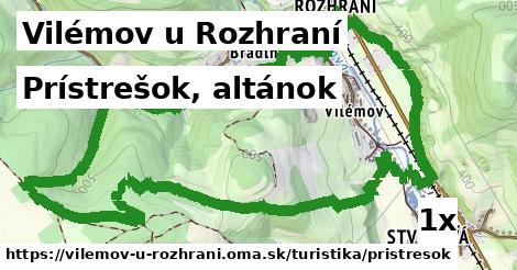 Prístrešok, altánok, Vilémov u Rozhraní