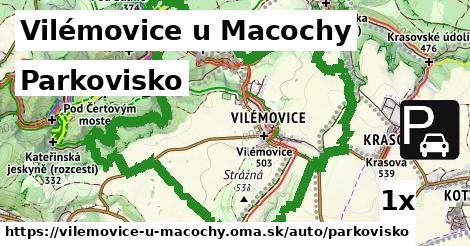 parkovisko v Vilémovice u Macochy