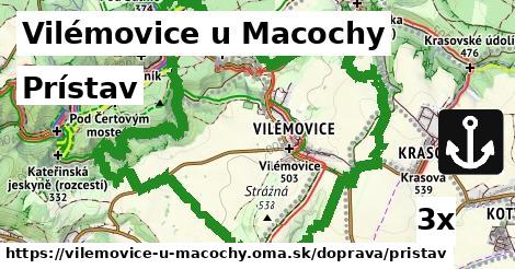 Prístav, Vilémovice u Macochy