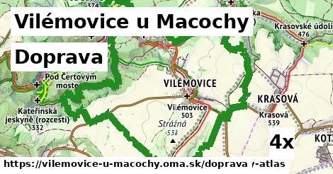 doprava v Vilémovice u Macochy