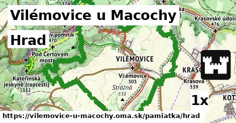 hrad v Vilémovice u Macochy