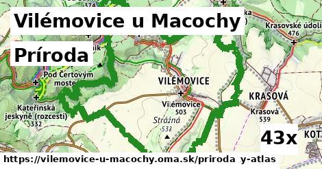 príroda v Vilémovice u Macochy