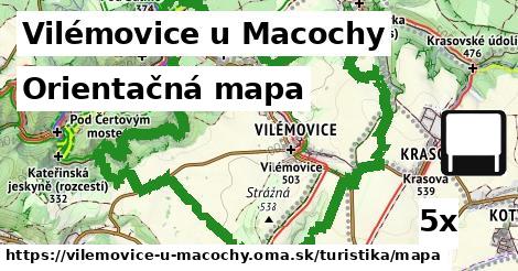 Orientačná mapa, Vilémovice u Macochy