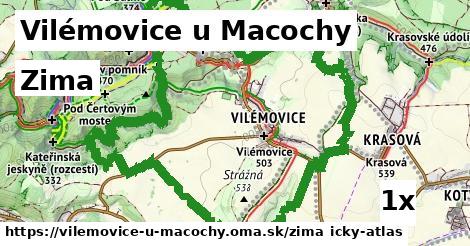 zima v Vilémovice u Macochy