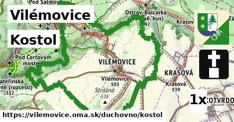 Kostol, Vilémovice