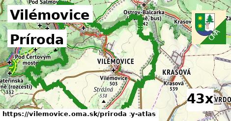 príroda v Vilémovice