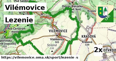 lezenie v Vilémovice