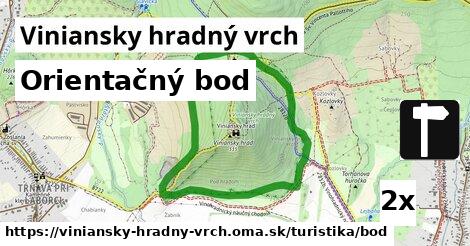 Orientačný bod, Viniansky hradný vrch