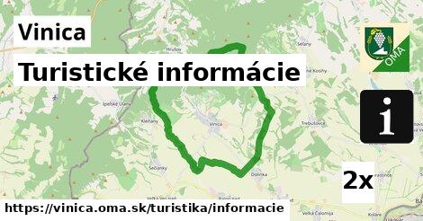 Turistické informácie, Vinica