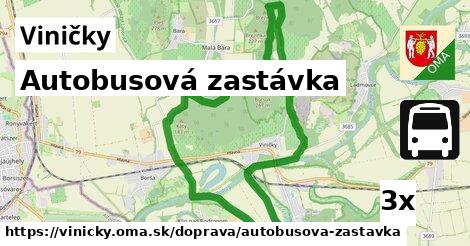 Autobusová zastávka, Viničky