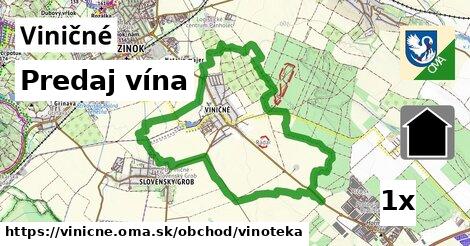 Predaj vína, Viničné
