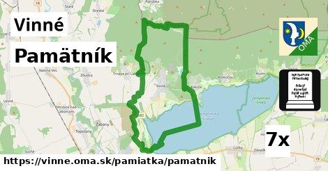 Pamätník, Vinné