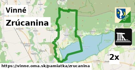 zrúcanina v Vinné