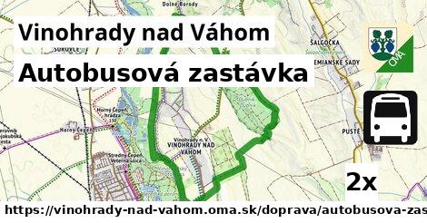 Autobusová zastávka, Vinohrady nad Váhom