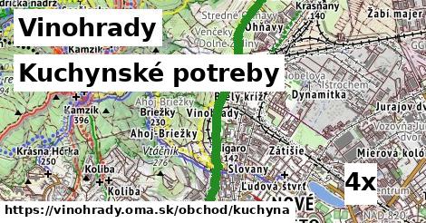 Kuchynské potreby, Vinohrady