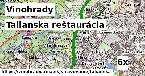 Talianska reštaurácia, Vinohrady