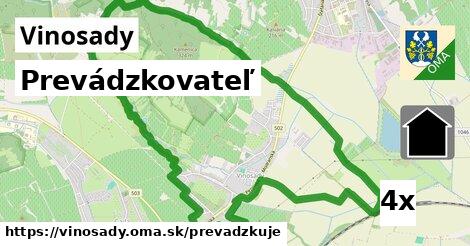 prevádzkovateľ v Vinosady