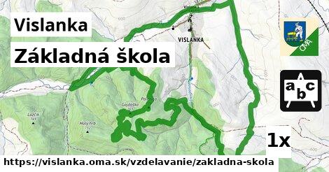 Základná škola, Vislanka