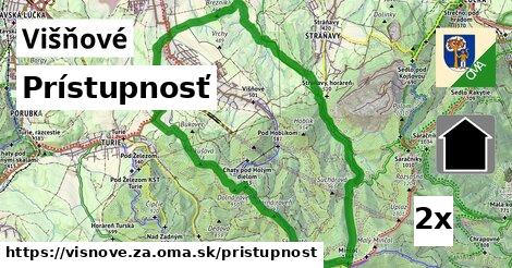 prístupnosť v Višňové, okres ZA
