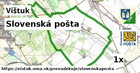 Slovenská pošta, Vištuk