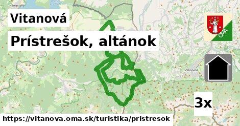 Prístrešok, altánok, Vitanová