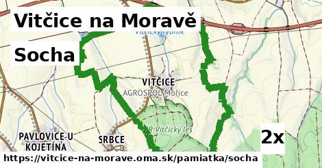 Socha, Vitčice na Moravě