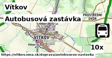 Autobusová zastávka, Vítkov