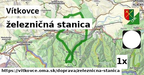 železničná stanica, Vítkovce