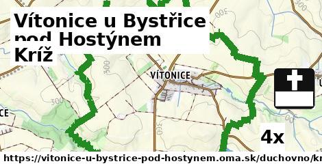 kríž v Vítonice u Bystřice pod Hostýnem