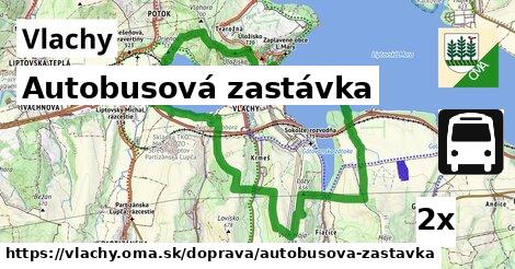 Autobusová zastávka, Vlachy