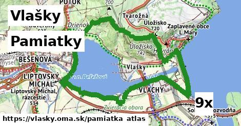 pamiatky v Vlašky