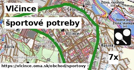 športové potreby, Vlčince