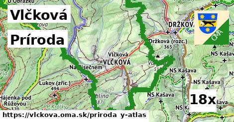 príroda v Vlčková