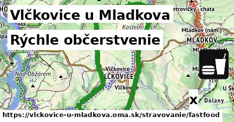 Všetky body v Vlčkovice u Mladkova