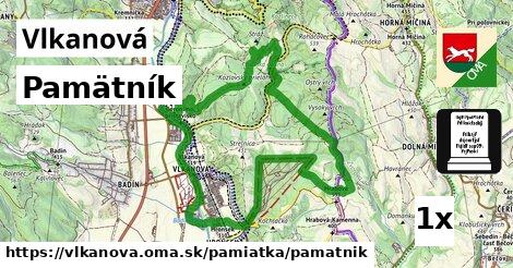 Pamätník, Vlkanová