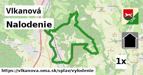 nalodenie v Vlkanová