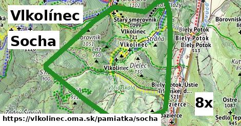 socha v Vlkolínec