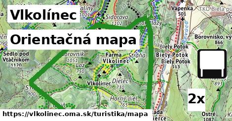 Orientačná mapa, Vlkolínec