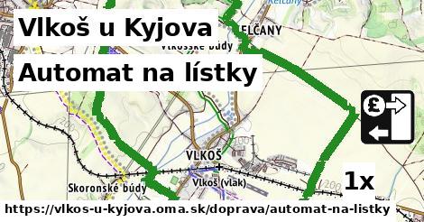 Automat na lístky, Vlkoš u Kyjova