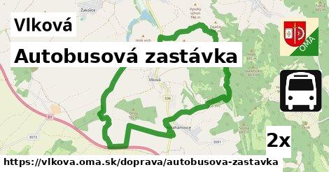 Autobusová zastávka, Vlková