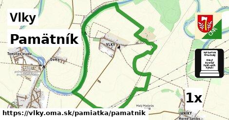 Pamätník, Vlky