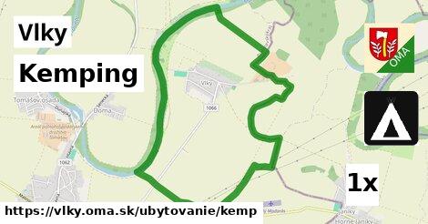 Kemping, Vlky