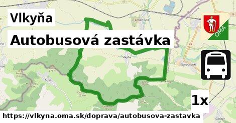 Autobusová zastávka, Vlkyňa