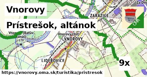 Prístrešok, altánok, Vnorovy