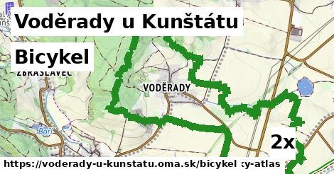 bicykel v Voděrady u Kunštátu