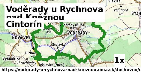 Cintorín, Voděrady u Rychnova nad Kněžnou