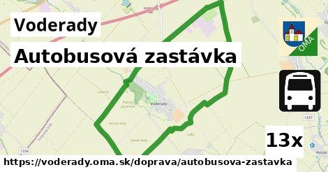 Autobusová zastávka, Voderady