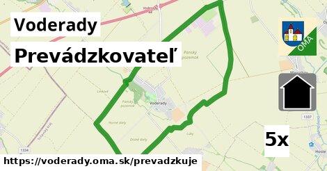 prevádzkovateľ v Voderady